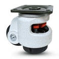 thumbnail image 1 of One (1) Piece Retractable Leveling Plate Caster - TP-60F Retractable Plate Caster - 600lb Total Capacity - Includes Hardware, 1 of 10