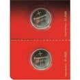 thumbnail image 1 of One (1) Twin Pack (2 Batteries) Panasonic Cr2016 Lithium Coin Cell Battery 3V..., 1 of 2