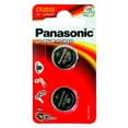 thumbnail image 1 of One (1) Twin Pack (2 Batteries) Panasonic Cr2032 Lithium Coin Cell Battery 3V Blister Packed, 1 of 5
