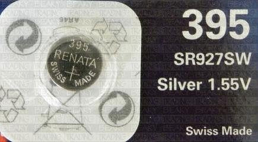 RENATA SA One (1) X Renata 395 Sr927Sw Sb-Ap Silver Oxide Watch Battery 1.55V Blister Packed