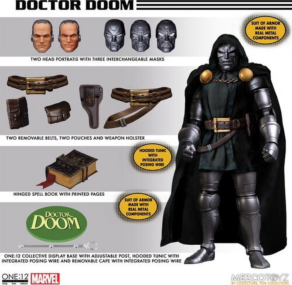 Marvel One:12 Collective Doctor Doom Action Figure with Real