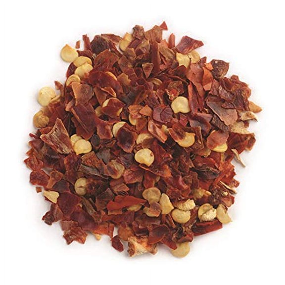 One 16 Ounce Bag Frontier Chili Peppers Crushed, Red Chili Flakes Certified Organic