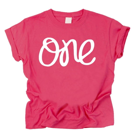 One 1st Birthday Shirt for Baby Girls First Birthday Outfit Vintage Burgundy Shirt 18 Months