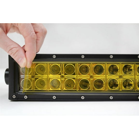 One 2" x 6" Yellow Universal LED Light Bar Film Cover