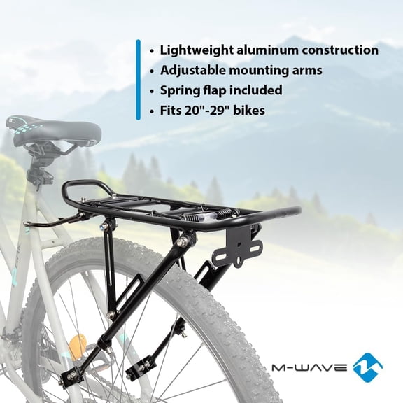One-4-All Aluminium Rear for 20-29 Inch Bikes with Adjustable Side Bars and Reflector Bracket