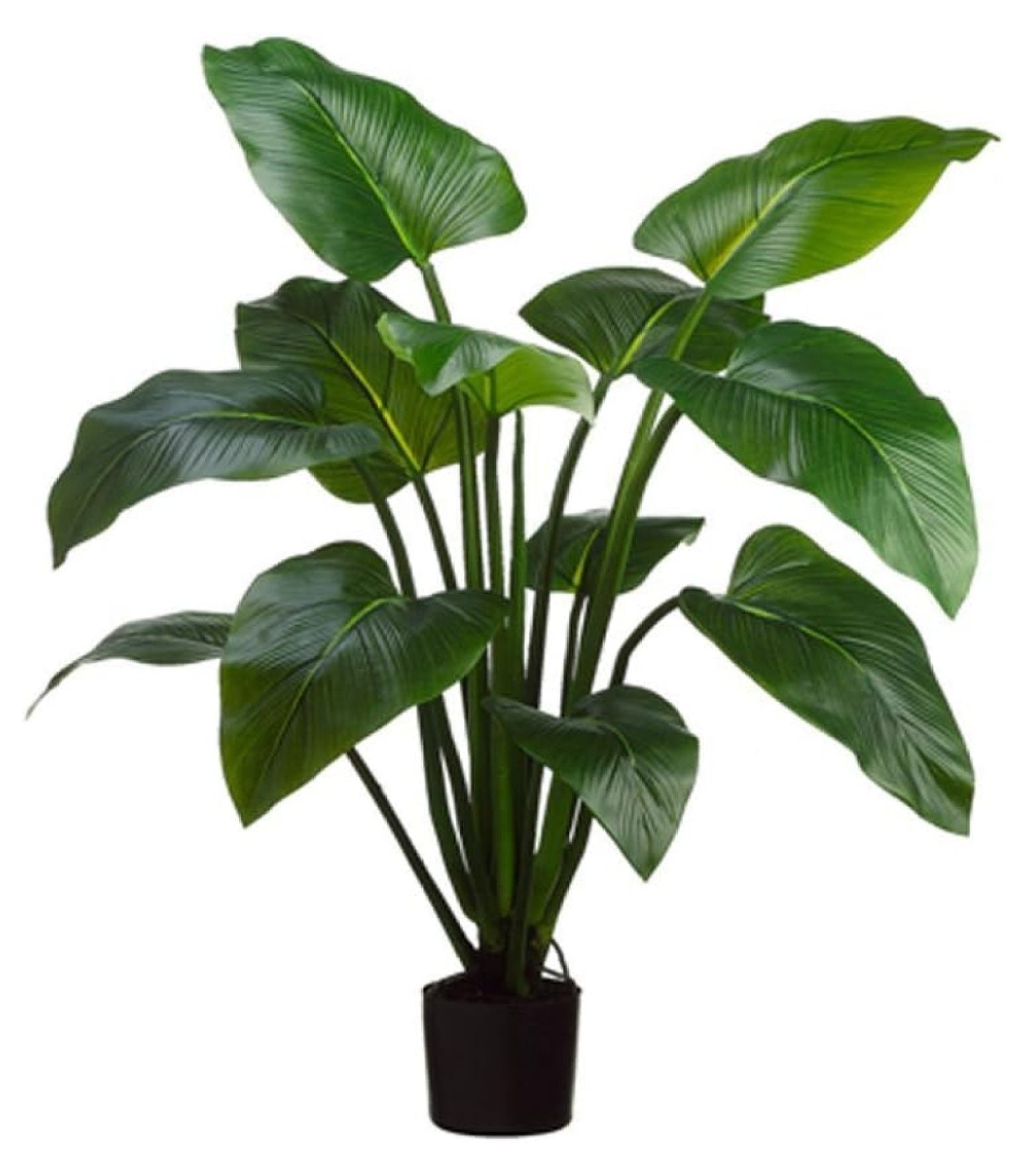 One 4 Foot Indoor Outdoor Artificial Curcuma Plant Palm Tree Potted