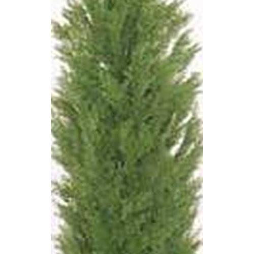 One 5 Foot Artificial Topiary Cedar Tree Potted Indoor Outdoor Plant By