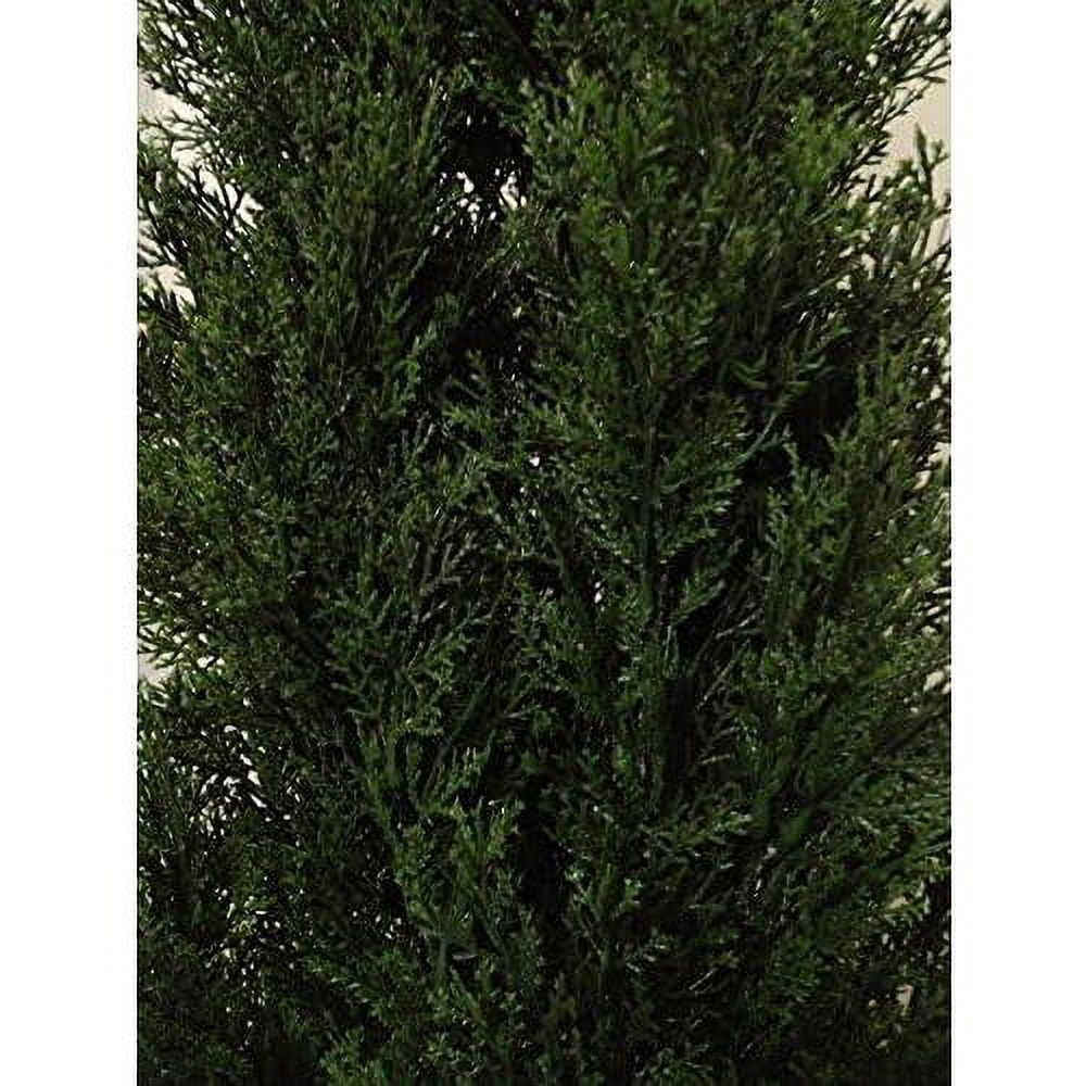 One 5 Foot Artificial Topiary Cedar Tree Potted Indoor Outdoor Plant By