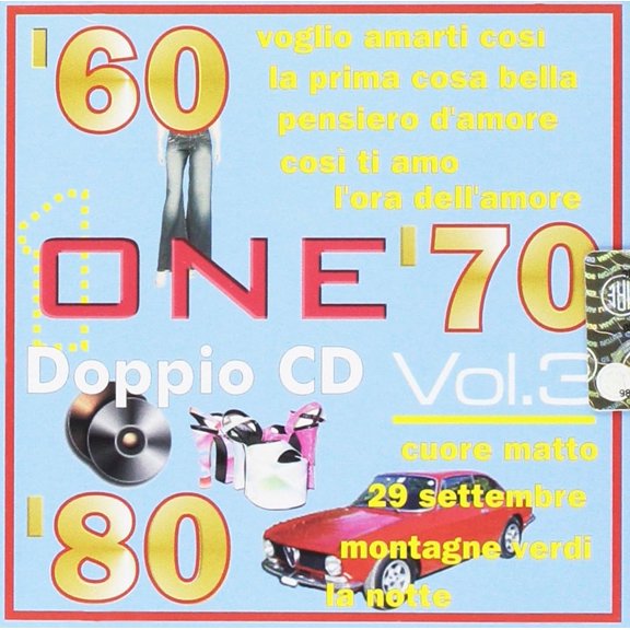 One 60' 70 '80 Vol.3 VARIOUS ARTISTS (CD)