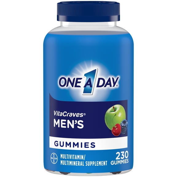 One A Day Men's Multivitamin Gummies, Multivitamins for Men, 230 Ct