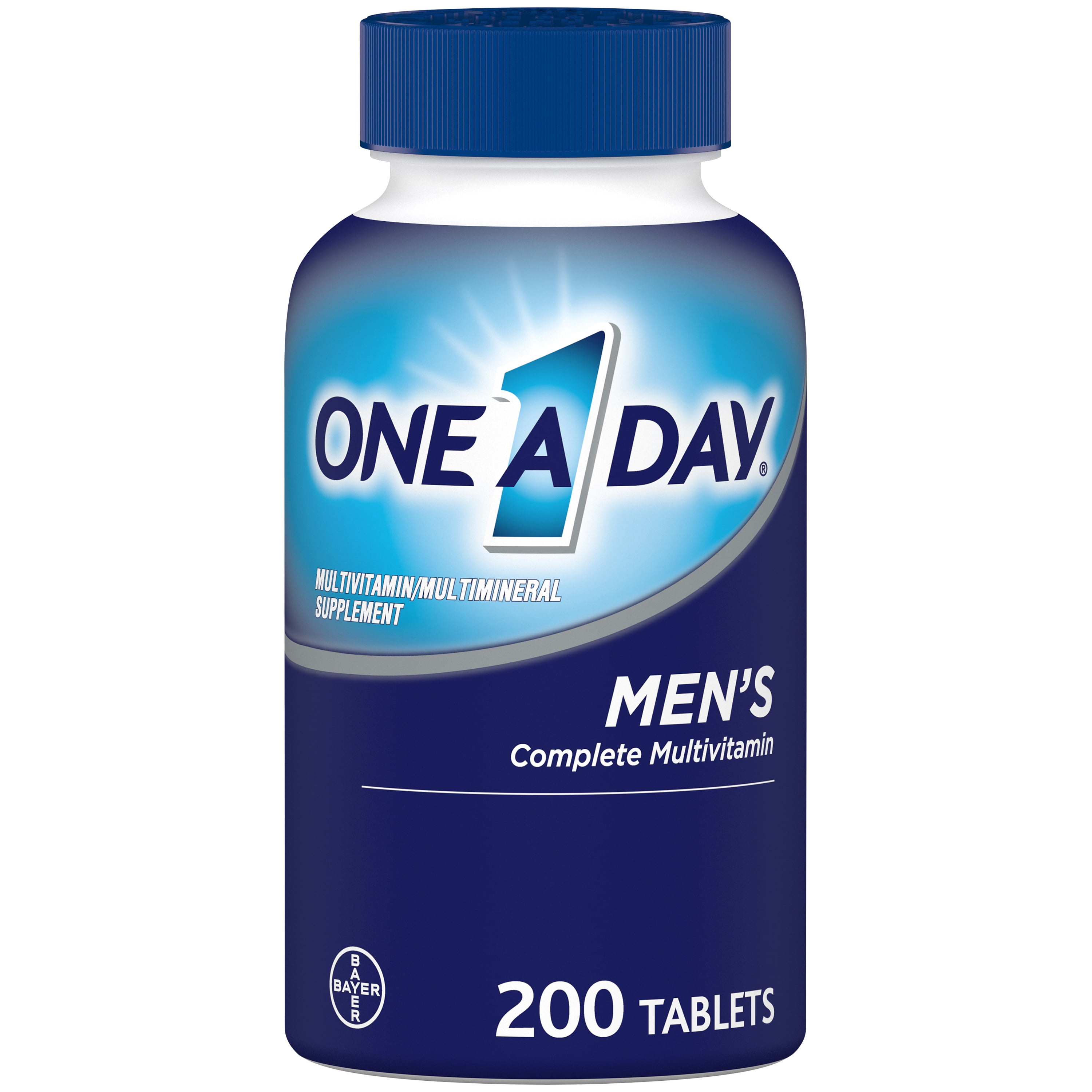 One A Day Men's Multivitamin, Supplement with Vitamins A, C, E, B1, B2, B6, B12,Calcium and Vitamin D, 200 ct.