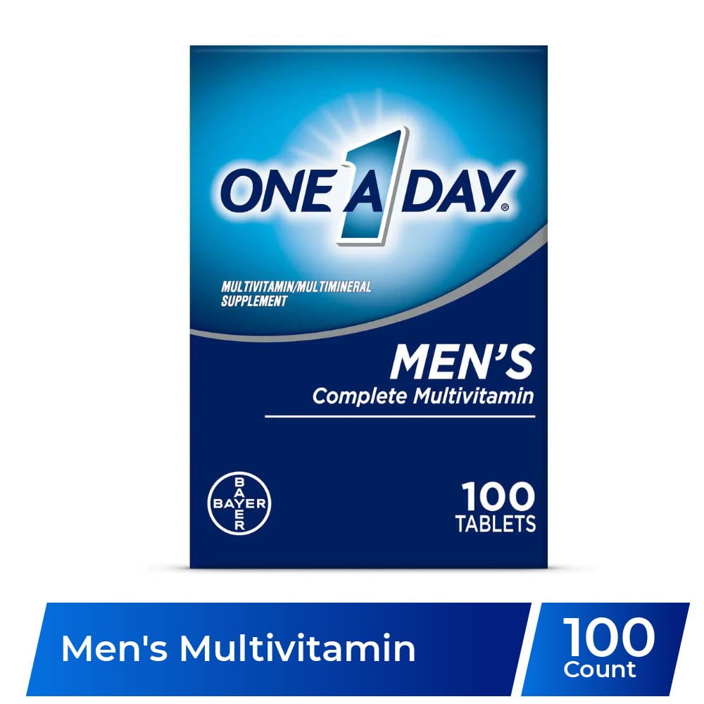 One A Day Men's Multivitamin Tablets, Multivitamins for Men, 100 Count