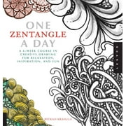 BECKAH KRAHULA One A Day: One Zentangle A Day : A 6-Week Course in Creative Drawing for Relaxation, Inspiration, and Fun (Paperback)