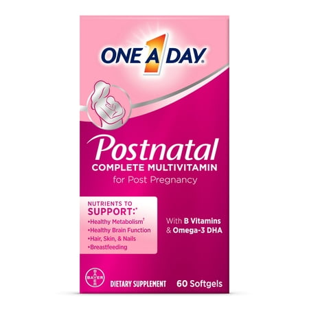 One A Day Postnatal Complete Multivitamin for Post Pregnancy , 60 Softgels *EN