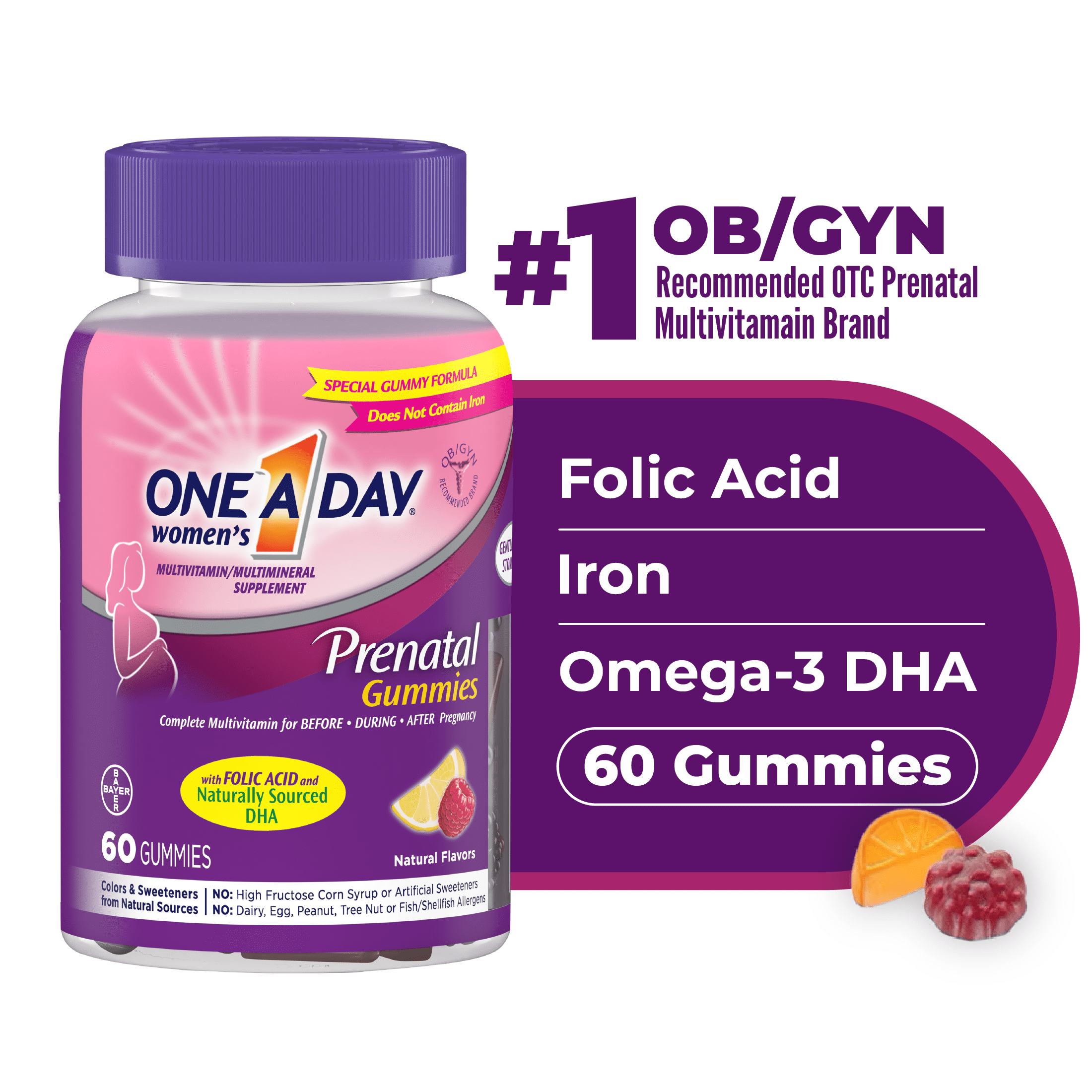 One A Day Prenatal Multivitamin Prenatal Gummies, 60 Nepal Ubuy