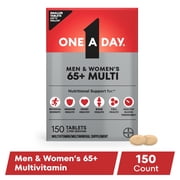One A Day Proactive 65+ Multivitamin Tablets for Men and Women, 150ct