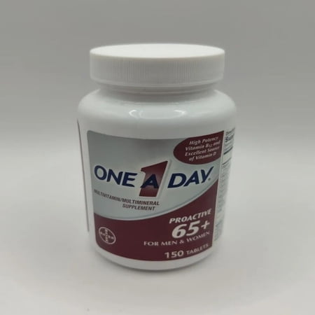 One A Day Proactive Folic Acid Multivitamin for Men & Women, 150 ct, 2 Pack
