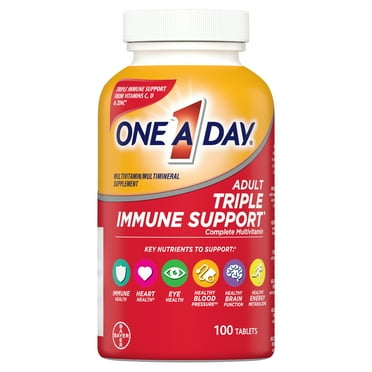 One A Day Triple Immune Support Complete Multivitamin, 100 Count