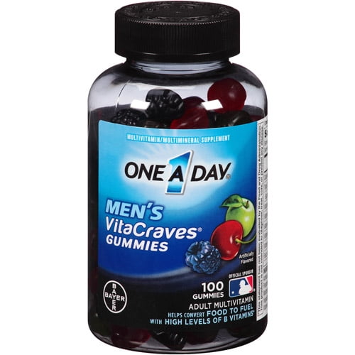 One A Day VitaCraves Adult (100 Count, Assorted Flavors) Multivitamin Gummies