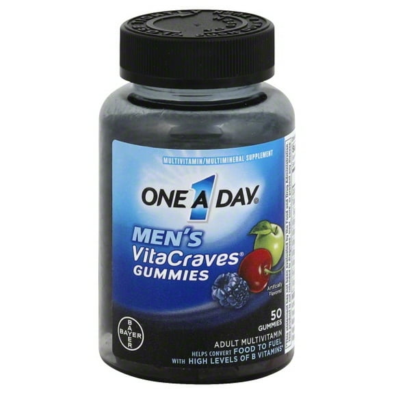 One A Day VitaCraves Adult (50 Count, Assorted Flavors) Multivitamin Gummies