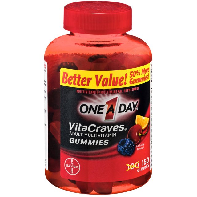 One A Day VitaCraves Adult Multivitamin Chewables, 150 ct