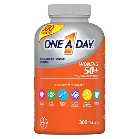 One A Day Women's 50+ Healthy Advantage Multivitamin, 300 Tablets