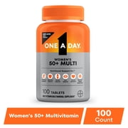 One A Day Multivitamin for Women 50 and Over, Women’s Vitamins for Bone Health, 100 Count