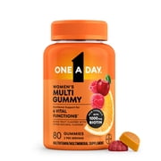 One A Day Womens Multivitamin Gummy with B Vitamins, Biotin, Skin Health Support 80 Count