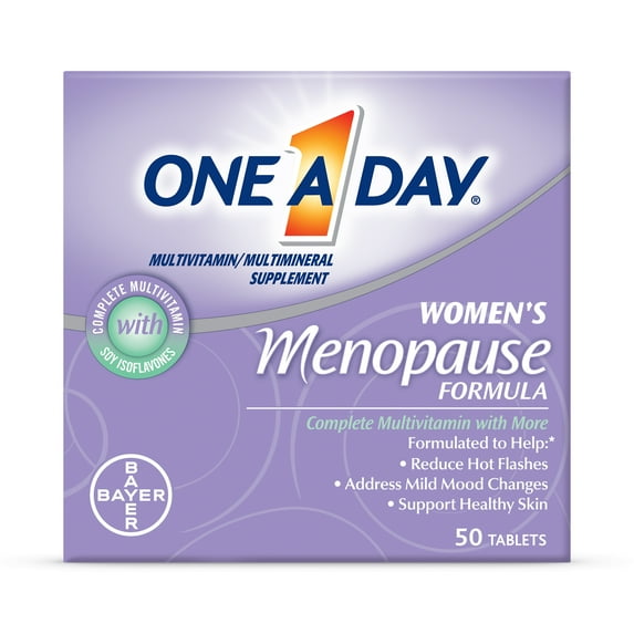 One A Day Women's Menopause Formula Multivitamin Tablets, 50 Count