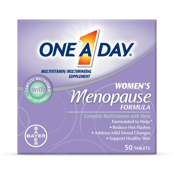One A Day Women's Menopause Formula Multivitamin Tablets, 50 Count