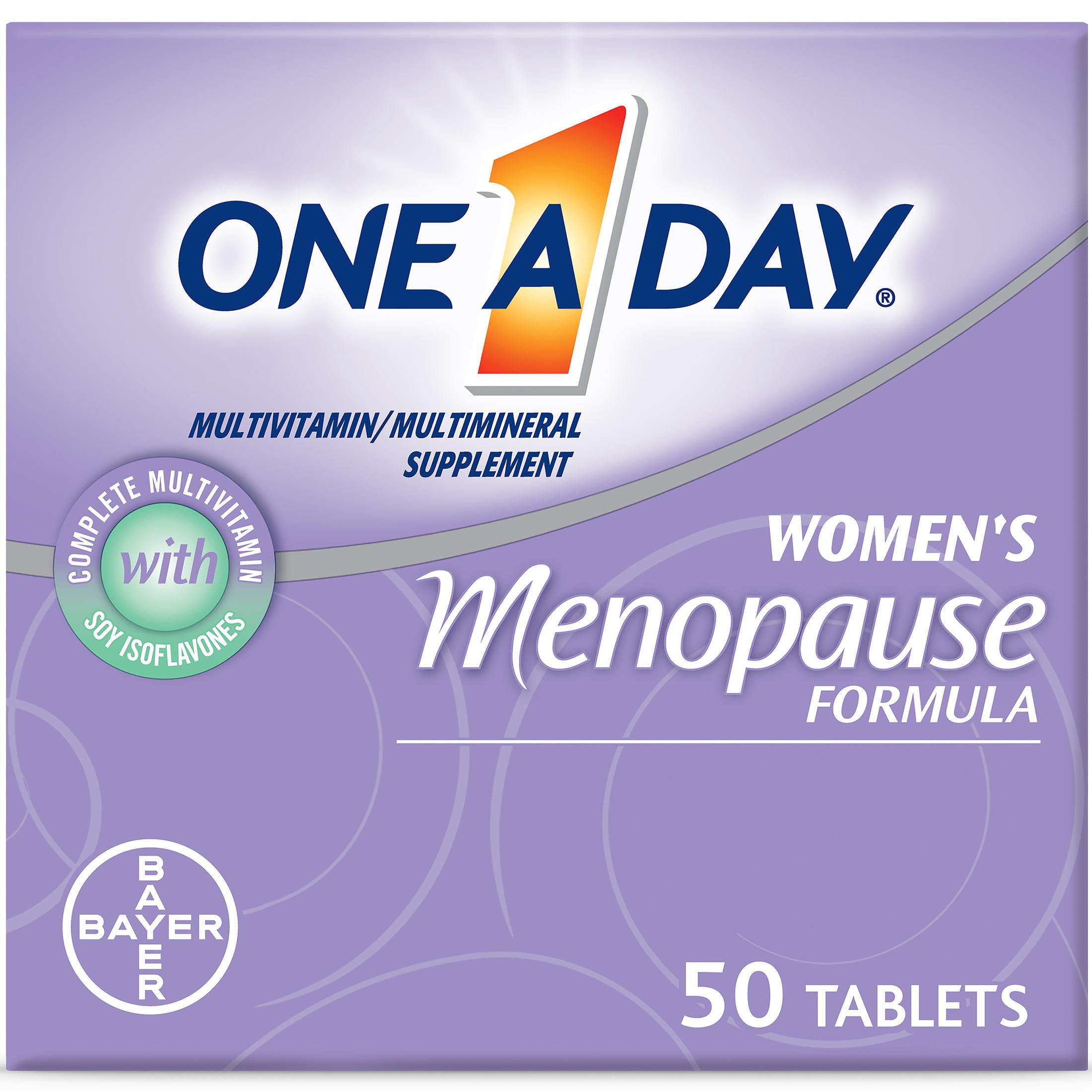 One A Day Women's Menopause Formula Multivitamin Tablets, 50 Count - image 1 of 10