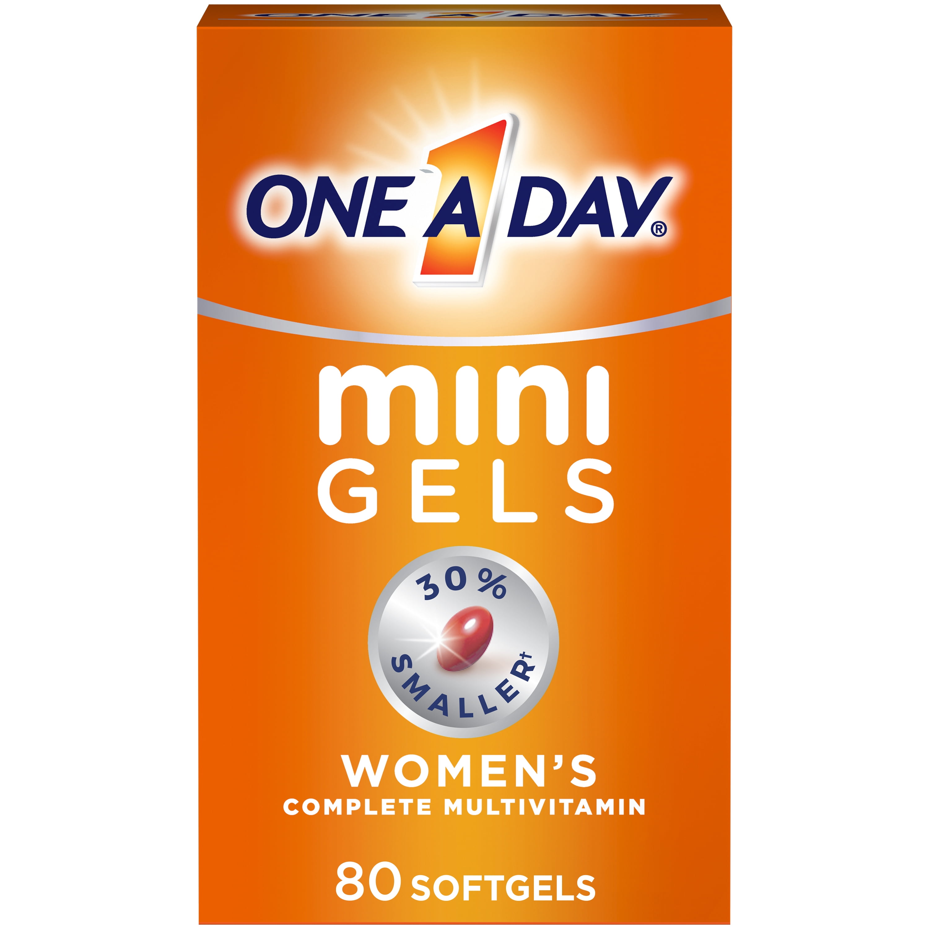 One A Day Women's Mini Gels, Multivitamins for Women, 80 Ct