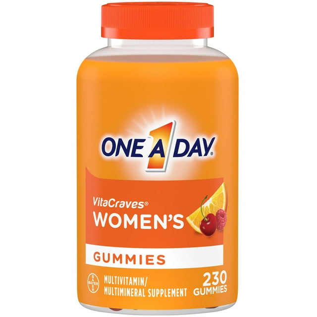 One A Day Women's Daily Multivitamin Gummies, 230 Ct - Walmart.com