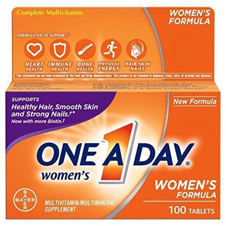 One-A-Day Women's Multivitamin Tablets, 100 Count