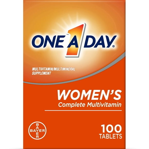 One A Day Womens Multivitamin with Vitamin A, C, D and E, for Immune Health Support 100ct
