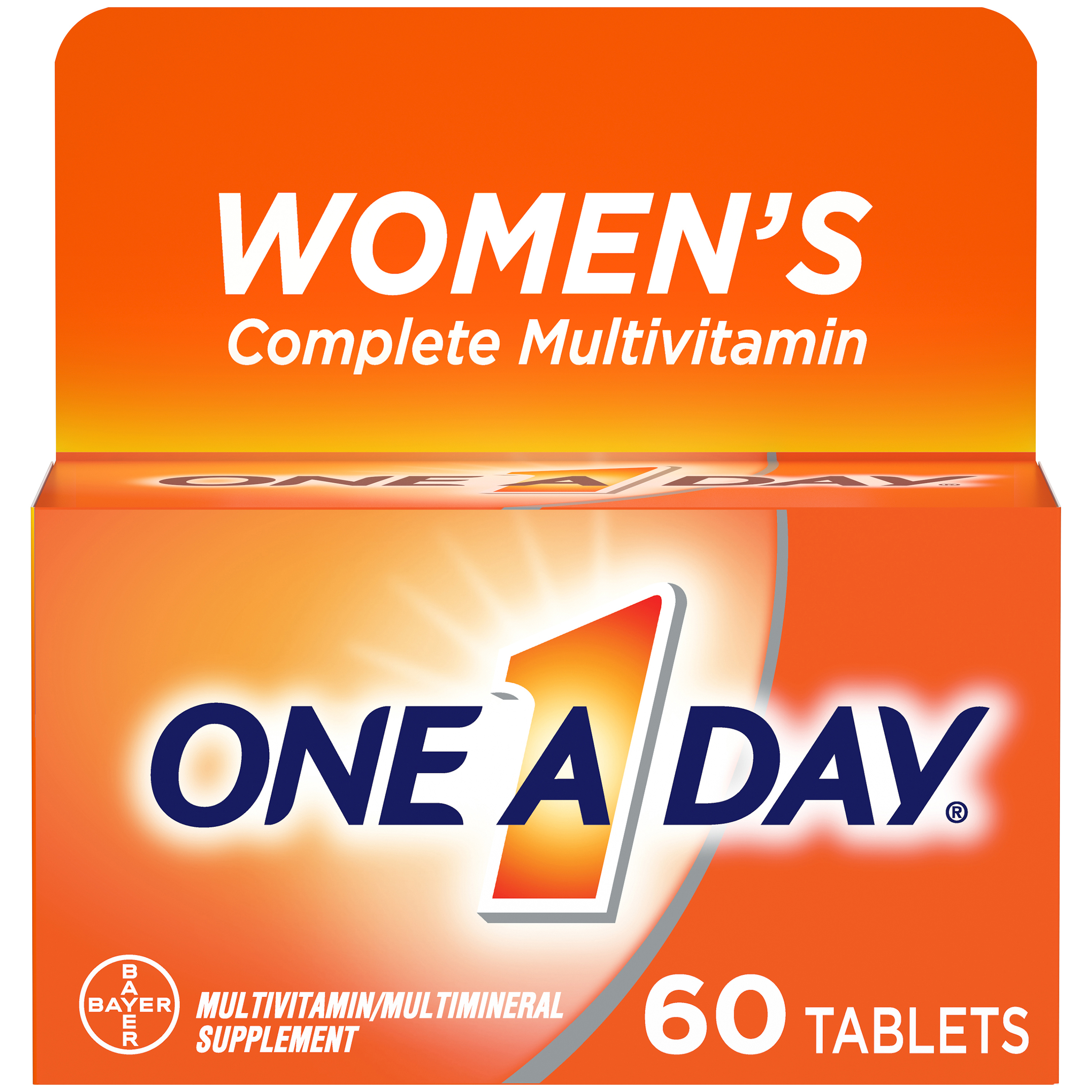 One A Day Women's Multivitamin Tablets, Multivitamins for Women, 60 Ct - image 1 of 21