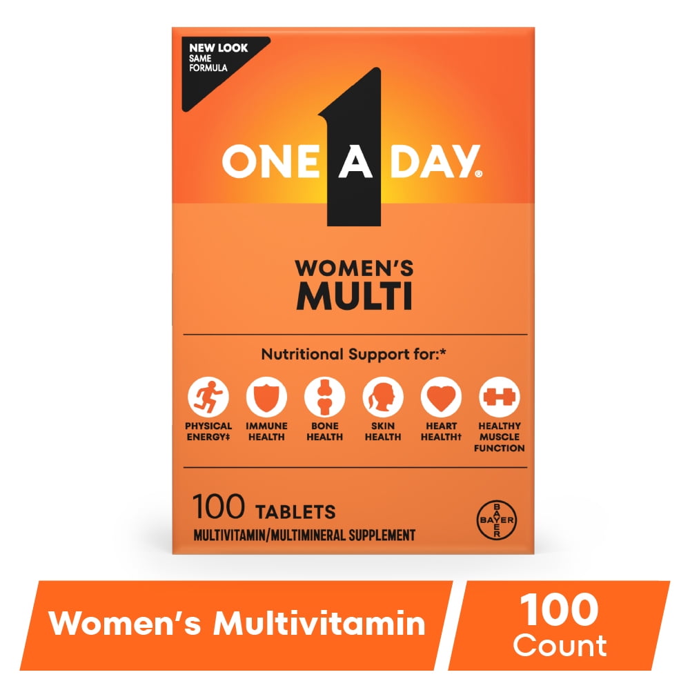 One A Day Multivitamin for Women with Biotin, & Skin Health Support, 100 Count