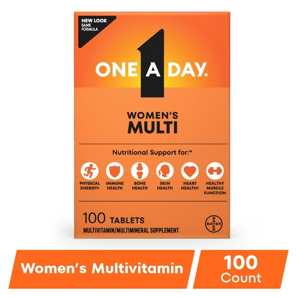 One A Day Multivitamin for Women with Biotin, & Skin Health Support, 100 Count