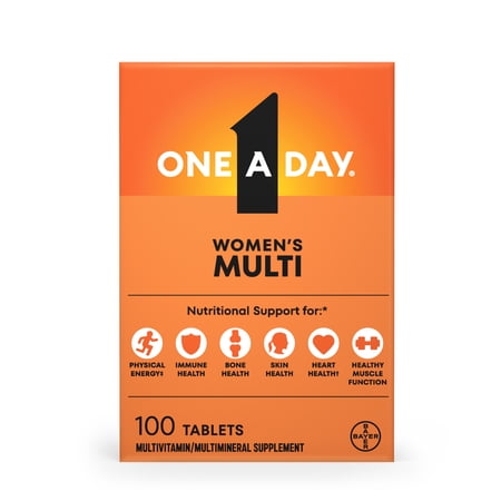 One A Day Multivitamin for Women with Biotin, & Skin Health Support, 100 Count