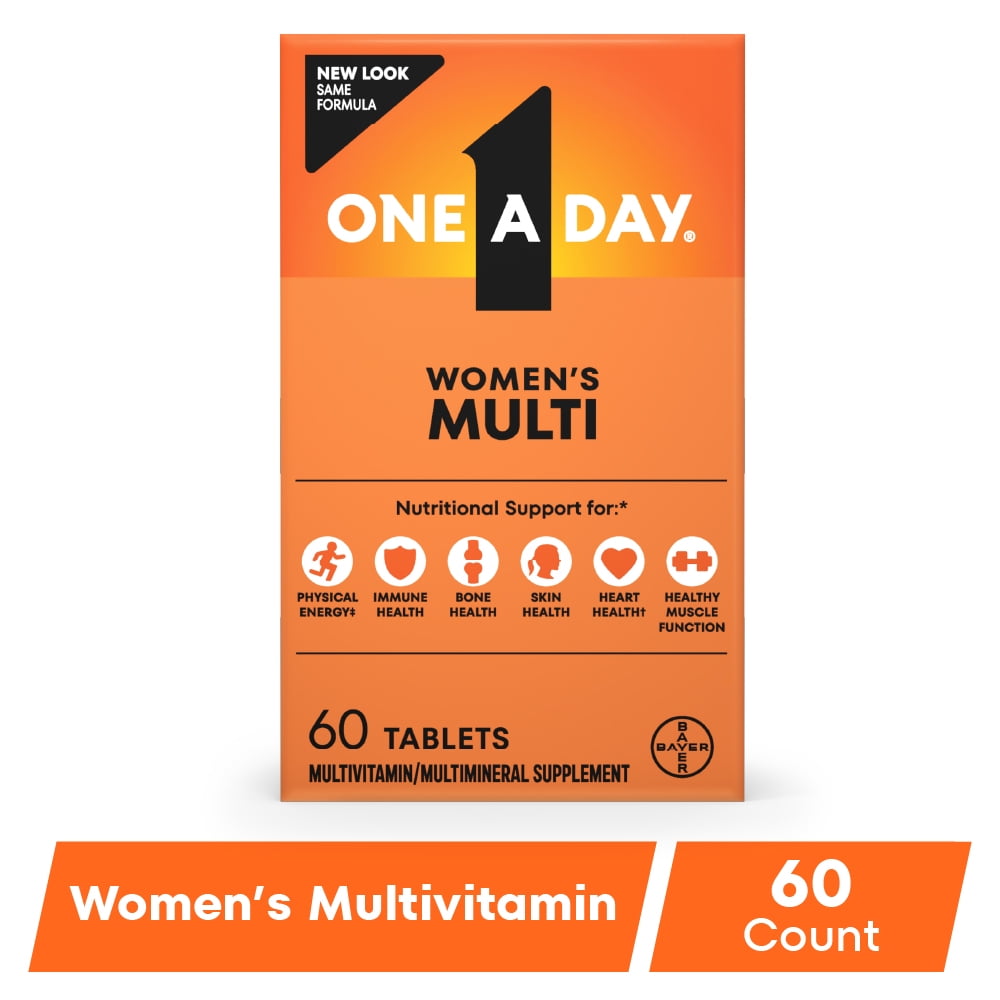 One A Day Multivitamin for Women with Biotin, & Skin Health Support, 60 Count