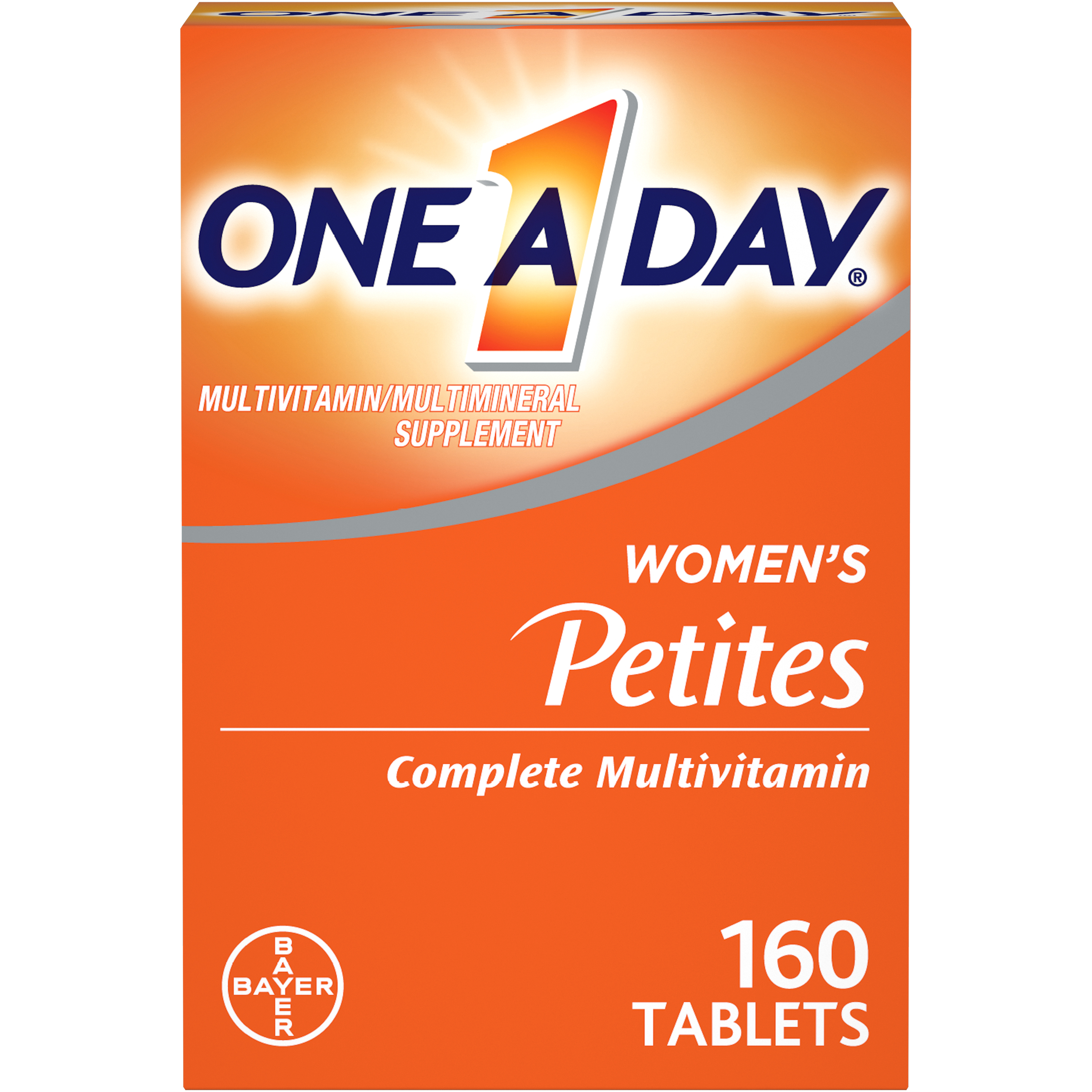 One A Day Women's Petites Tablets, Multivitamins for Women, 160 Ct - image 1 of 12