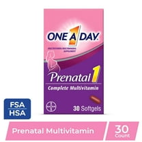 One A Day Women's Prenatal Multivitamin with Folic Acid, DHA and Iron, 30 Ct