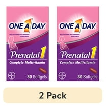 (2 pack) One A Day Women's Prenatal Multivitamin with Folic Acid, DHA and Iron, 30 Ct