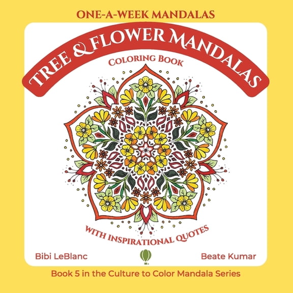 One-A-Week Tree & Flower Mandalas, (Paperback)