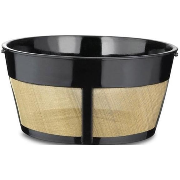 One All BF215 Permanent Coffee Filter - Stainless Steel - 8-12 Cup - Dishwasher Safe - Eco-Friendly