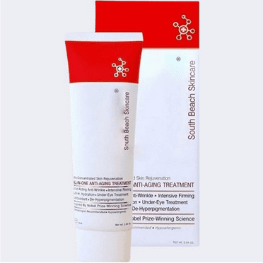 All In One Anti-Aging Cream – Reduces Wrinkles, Fine Lines, Dark Circles & Sun Damage – Vitamin C, DMAE & Hyaluronic Acid – Fragrance-Free, for All Skin Types (2.54oz)