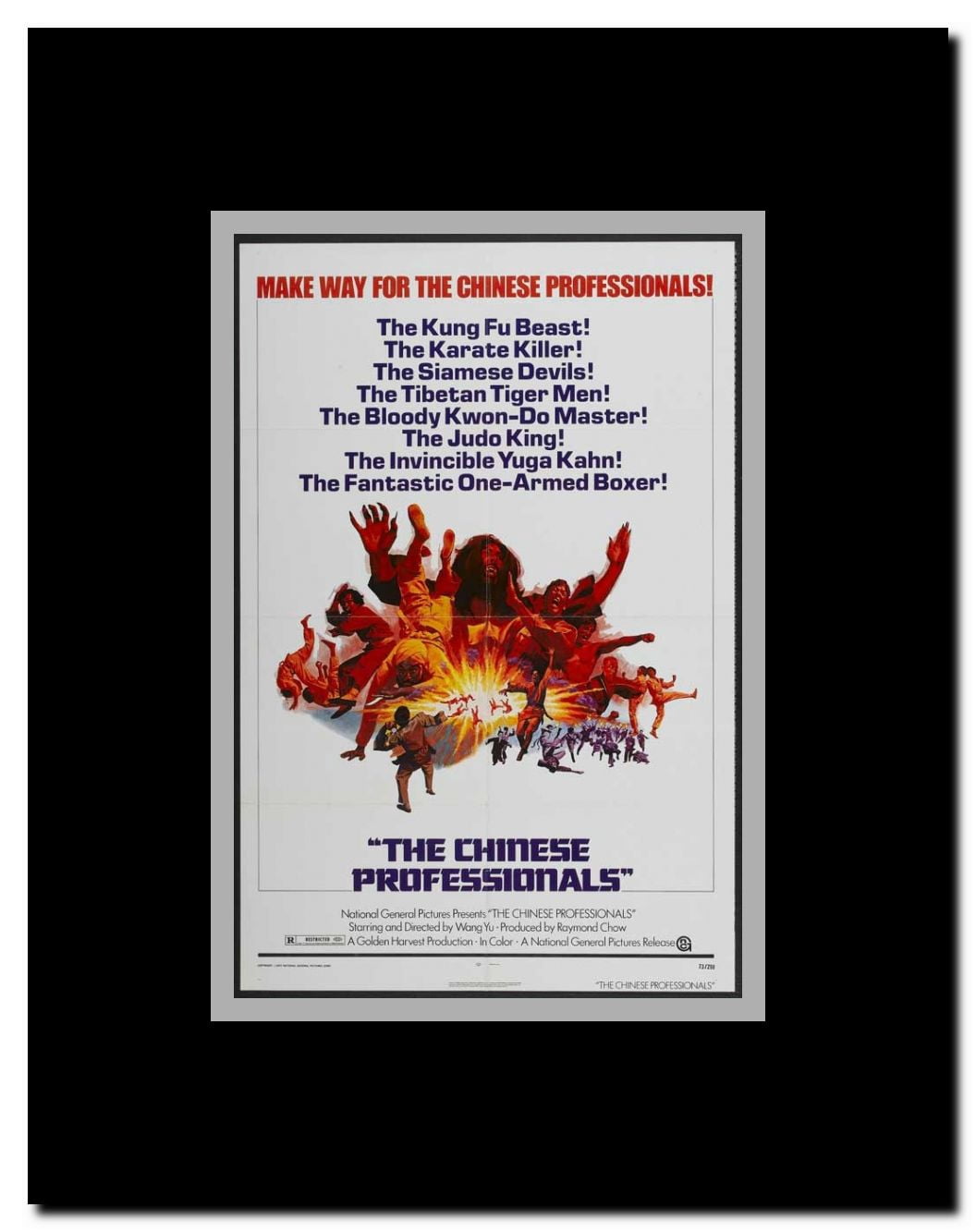 One Armed Boxer Framed Movie Poster