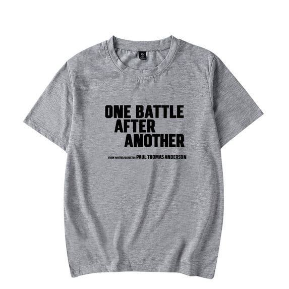 One Battle After Another Merch T-shirt Summer Unisex 2026 Short-sleeved Casual Design Tee
