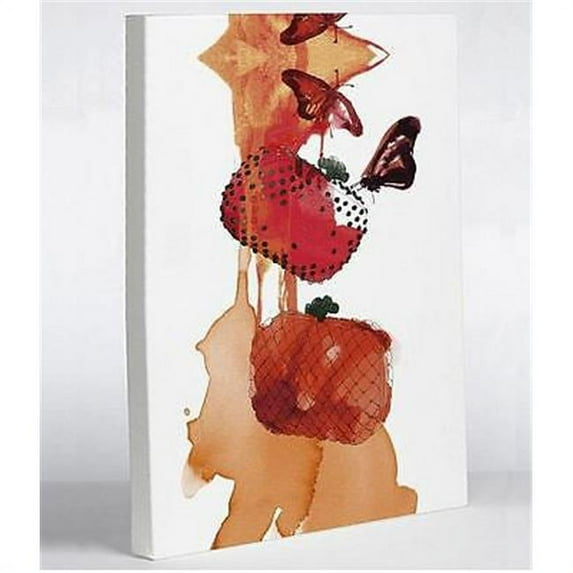One Bella Casa 72947WD8 8 x 10 in. Orange Purses Canvas Wall Decor by Judit Garcia Talvera - White & Orange