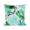 thumbnail image 1 of One Bella Casa 74664PL18 18 x 18 in. A Floral Afternoon Lime Pillow, 1 of 1